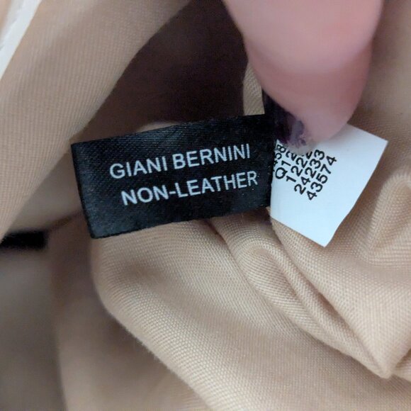 Giani Bernini White Classic Straw North South Crossbody EUC - Picture 8 of 12